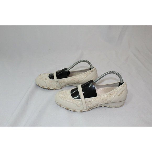 Skechers Ladies Embroidered Brown  Flowered - Picture 5 of 6